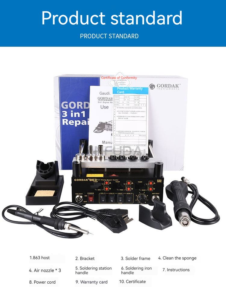 3 In 1 Digital Hot Air Heat Gu - огляд і ціна Infrared Bga Rework Station