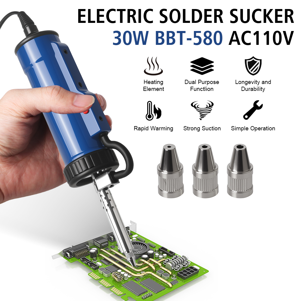 New Desoldering Machine Tin Su - огляд і ціна Desoldering Pump Electric Vacuum Station